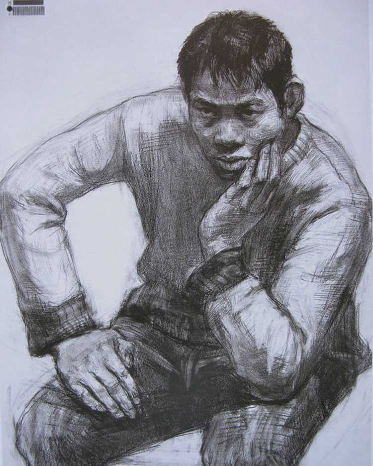 艺考美术专业历年优秀作品赏析 - 艺术社区 - 2010年中央美术学院造型艺术速写考卷37.jpg