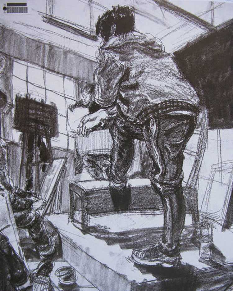 艺考美术专业历年优秀作品赏析 - 艺术社区 - 2010年中央美术学院造型艺术速写考卷07.jpg