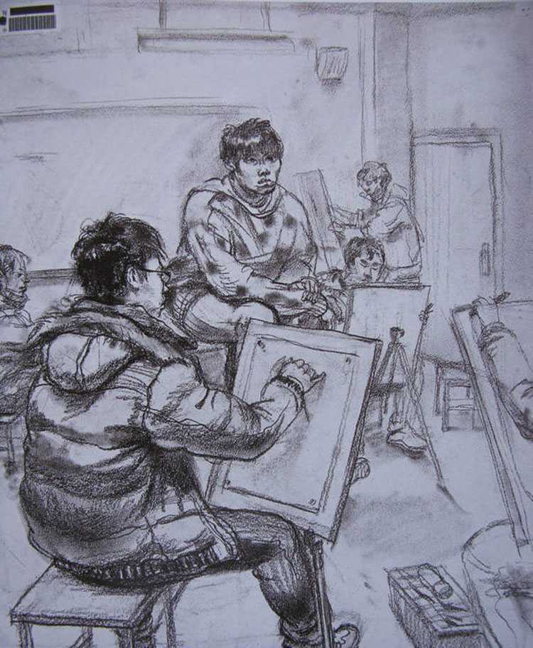 艺考美术专业历年优秀作品赏析 - 艺术社区 - 2010年中央美术学院造型艺术速写考卷04.jpg